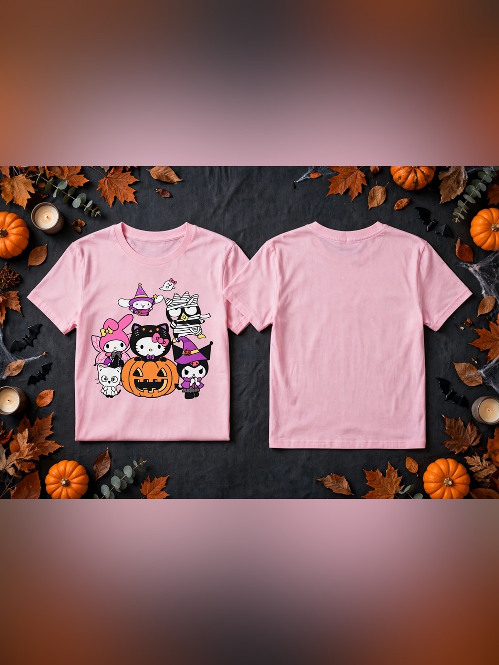 NWT Hello Kitty And Friends Halloween Oversized Graphic Tee Size Medium